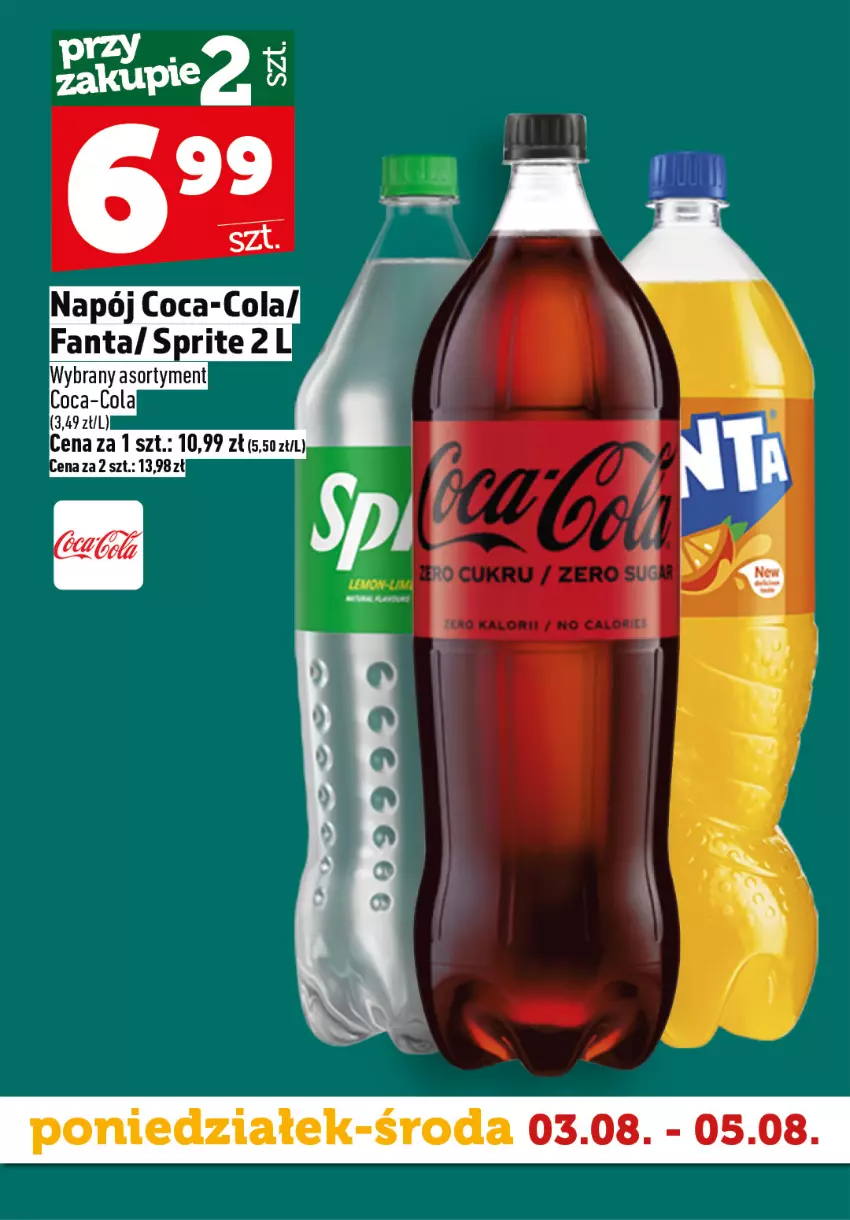 Gazetka promocyjna Topaz - Gazetka - ważna 03.08 do 05.08.2026 - strona 6 - produkty: Coca-Cola