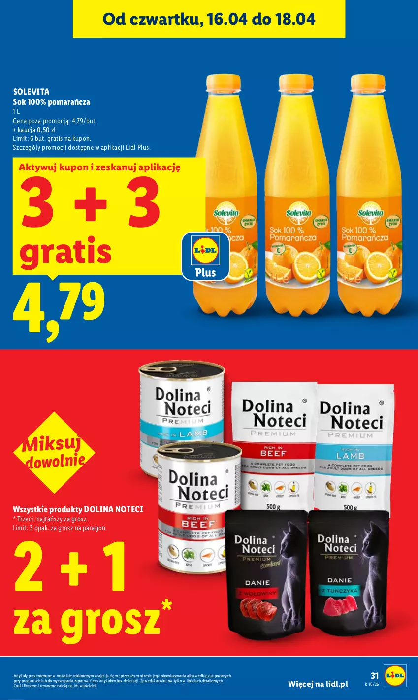 Gazetka promocyjna Lidl - Gazetka ważna od 16.04 do 18.04 - ważna 16.04 do 18.04.2026 - strona 31 - produkty: Gra, Sok