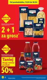 Gazetka promocyjna Lidl - Gazetka ważna od 16.04 do 18.04 - Gazetka - ważna od 18.04 do 18.04.2026 - strona 28 - produkty: Makaron, Sos, Pomidory