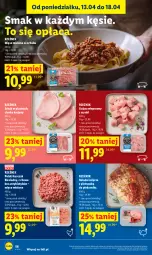 Gazetka promocyjna Lidl - Gazetka ważna od 16.04 do 18.04 - Gazetka - ważna od 18.04 do 18.04.2026 - strona 56 - produkty: Kurczak, Mięso mielone, Rolada, Piekarnik, Mięso