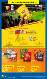 Gazetka promocyjna Lidl - Gazetka ważna od 16.04 do 18.04 - Gazetka - ważna od 18.04 do 18.04.2026 - strona 78 - produkty: Cheetos, Stek, Chipsy, Chrupki, Grill, Lay’s, Kiełbasa