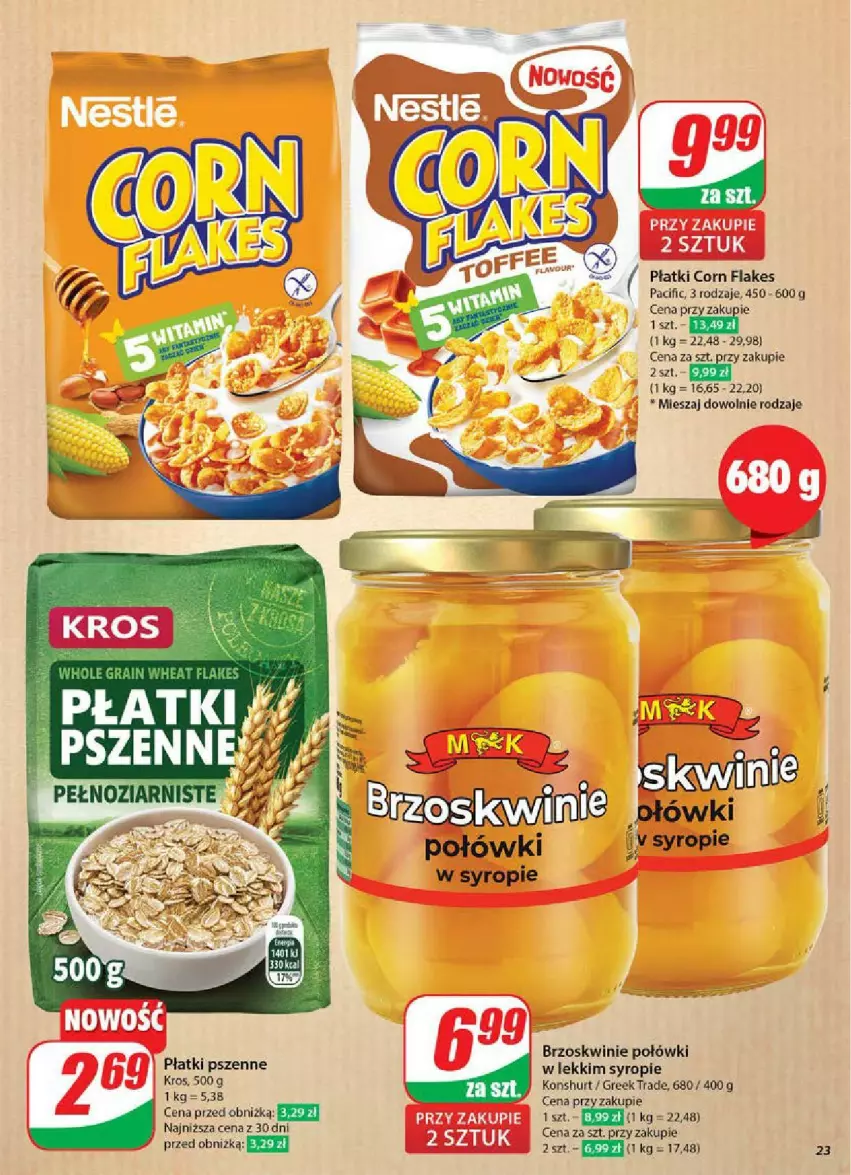 Gazetka promocyjna Dino - ważna 11.06 do 17.06.2025 - strona 16 - produkty: Brzoskwinie, Cif, Corn flakes, Syrop