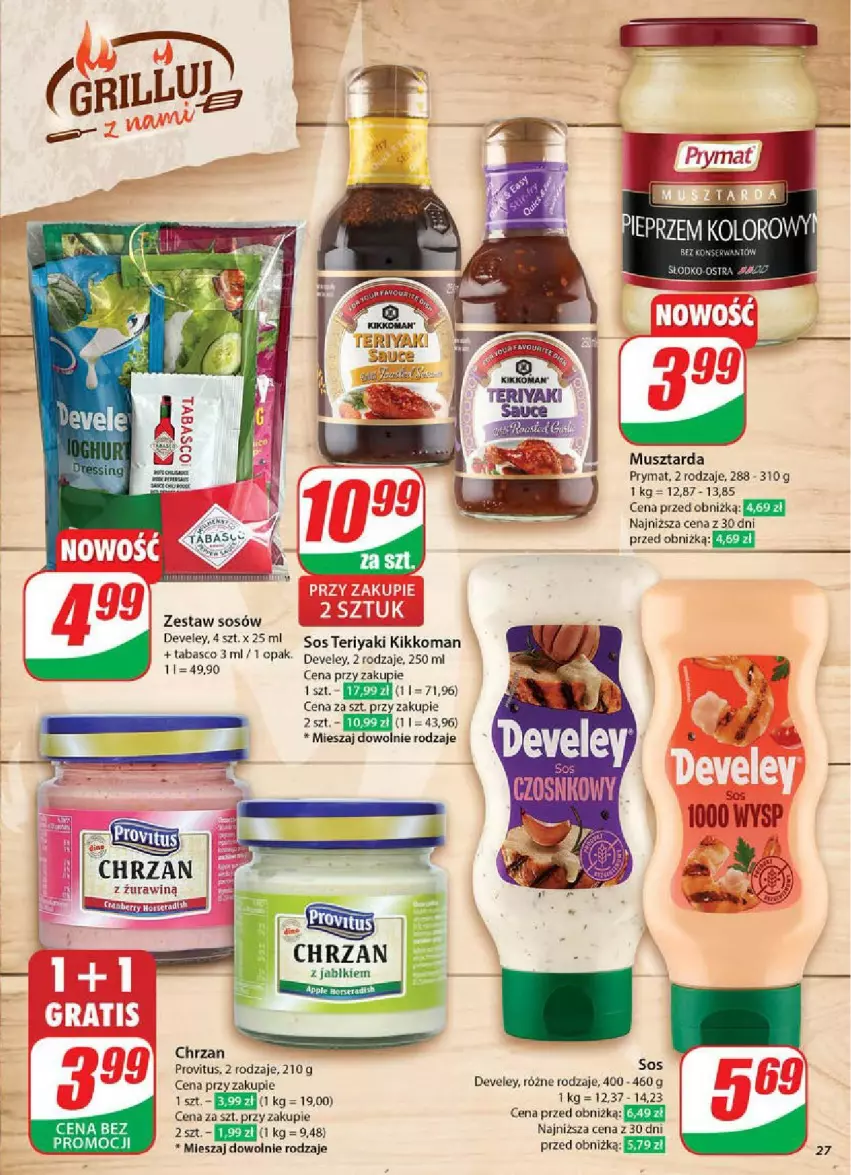 Gazetka promocyjna Dino - ważna 11.06 do 17.06.2025 - strona 20 - produkty: Chrzan, Mus, Musztarda, Prymat, Sos