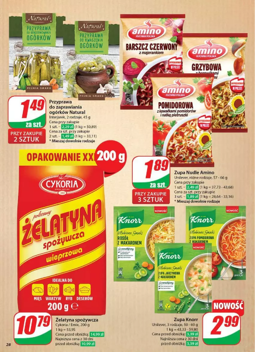 Gazetka promocyjna Dino - ważna 11.06 do 17.06.2025 - strona 21 - produkty: Knorr, LG, Zupa