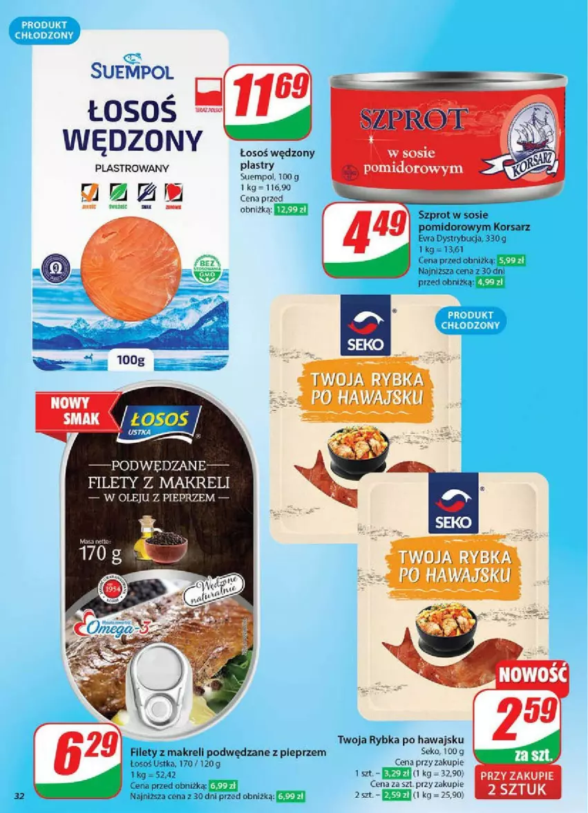 Gazetka promocyjna Dino - ważna 11.06 do 17.06.2025 - strona 26 - produkty: Olej, Pieprz, SEKO, Sos, Suempol, Szprot, Szprot w sosie