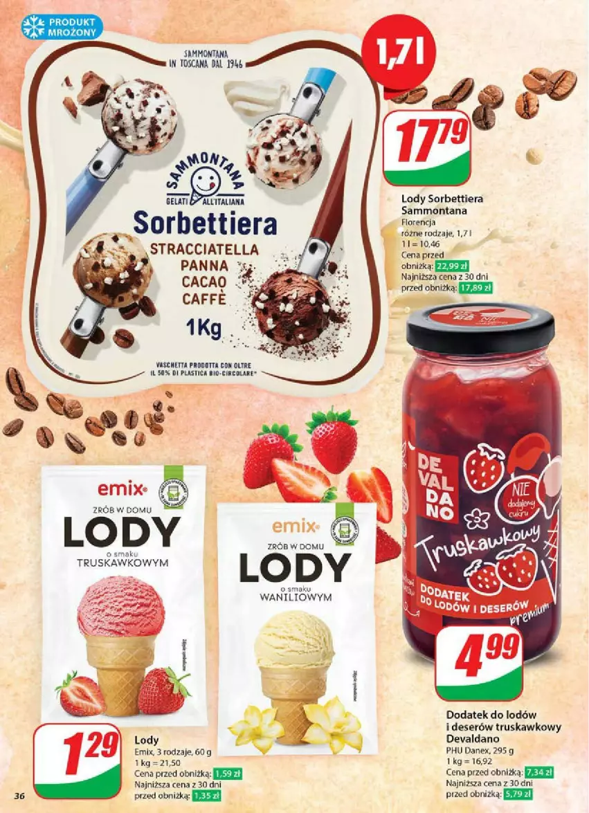 Gazetka promocyjna Dino - ważna 11.06 do 17.06.2025 - strona 30 - produkty: Deser, Lody, Ser