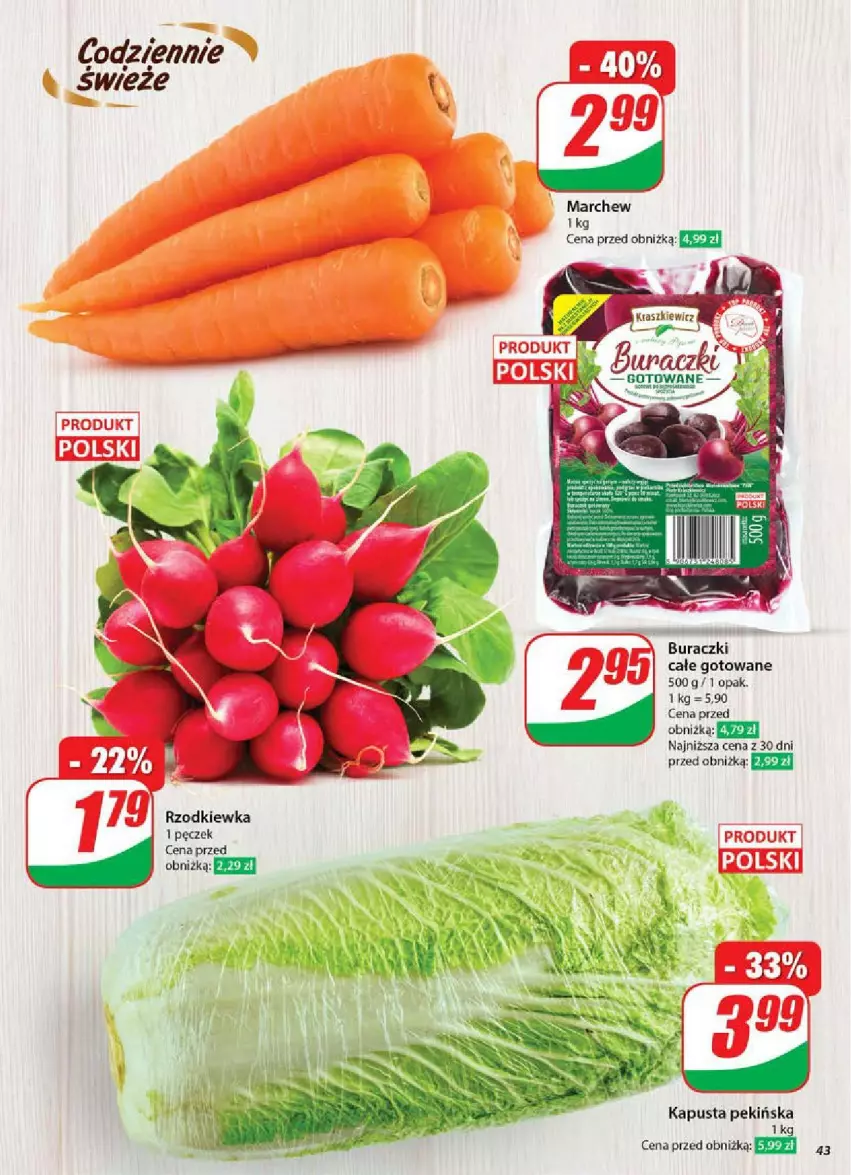 Gazetka promocyjna Dino - ważna 11.06 do 17.06.2025 - strona 38 - produkty: Buraczki, Rzodkiewka