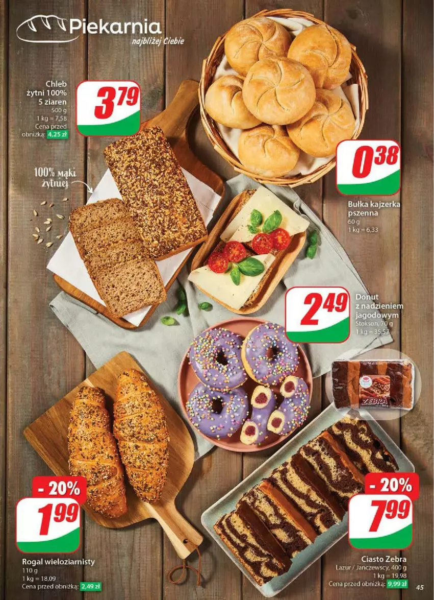 Gazetka promocyjna Dino - ważna 11.06 do 17.06.2025 - strona 40 - produkty: Bułka, Chleb, Kajzerka, Lazur, Rogal