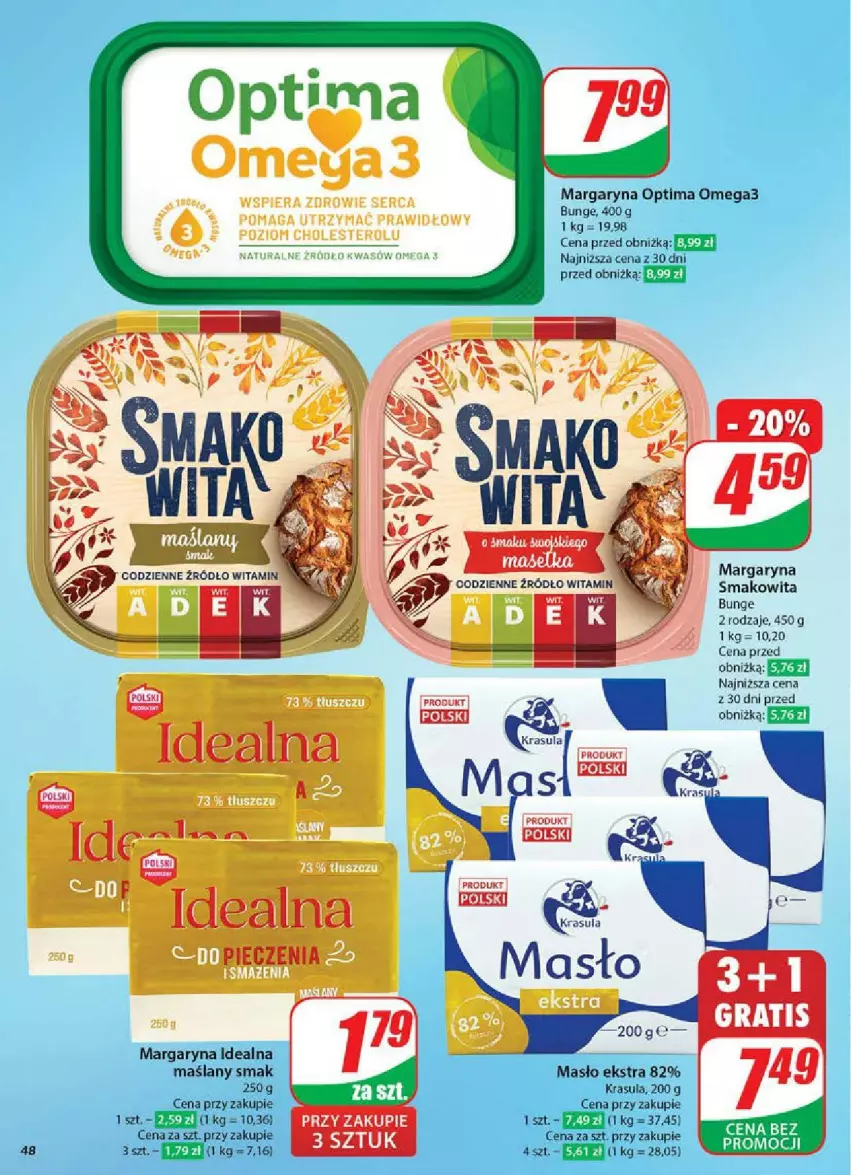 Gazetka promocyjna Dino - ważna 11.06 do 17.06.2025 - strona 43 - produkty: Gra, Margaryna, Masło, Optima, Optima Omega3