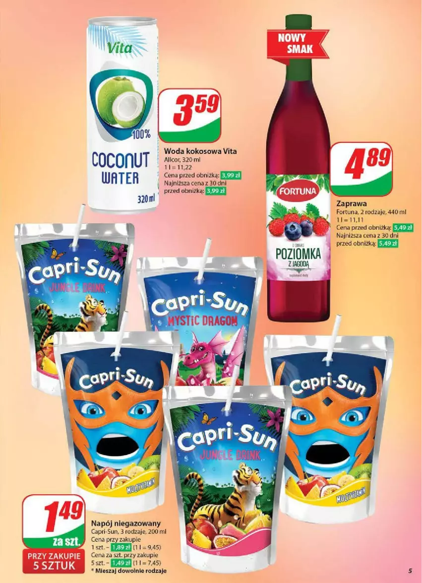 Gazetka promocyjna Dino - ważna 11.06 do 17.06.2025 - strona 45 - produkty: Fortuna, Napój, Napój niegazowany