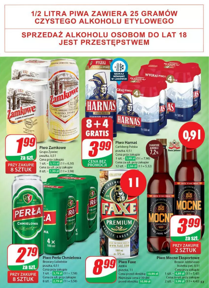 Gazetka promocyjna Dino - ważna 11.06 do 17.06.2025 - strona 49 - produkty: Carlsberg, Fa, Gra, Harnaś, Perła, Piwa, Piwo, Por, Sport