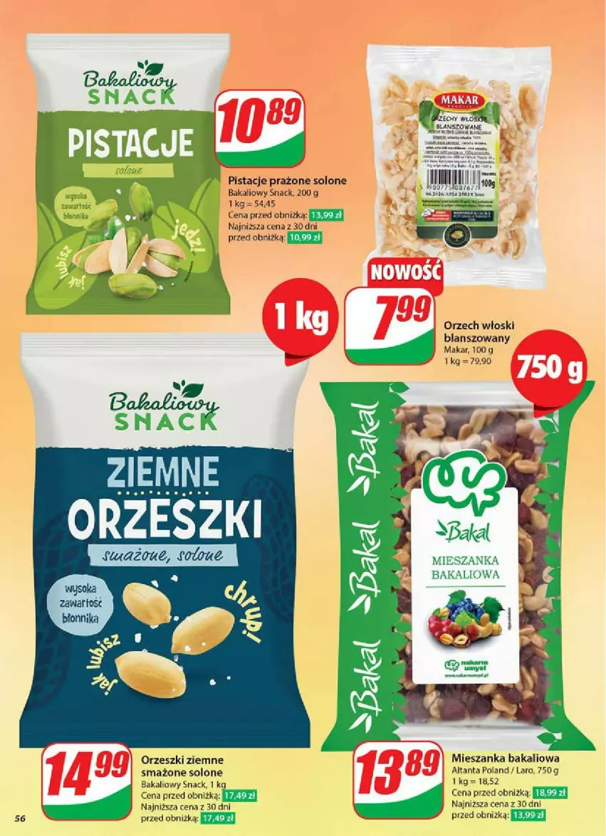Gazetka promocyjna Dino - ważna 11.06 do 17.06.2025 - strona 52 - produkty: Mieszanka bakaliowa, Orzeszki, Orzeszki ziemne, Pistacje, Sok