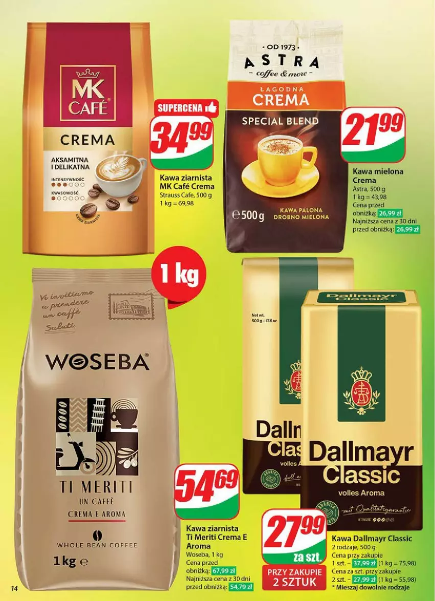 Gazetka promocyjna Dino - ważna 11.06 do 17.06.2025 - strona 6 - produkty: Dallmayr, Kawa, Kawa mielona, Kawa ziarnista, Woseba