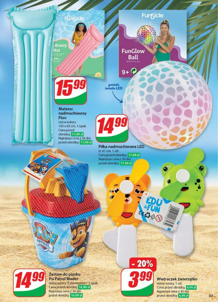 Gazetka promocyjna Dino - ważna 11.06 do 17.06.2025 - strona 60 - produkty: Materac, Psi Patrol, Tera