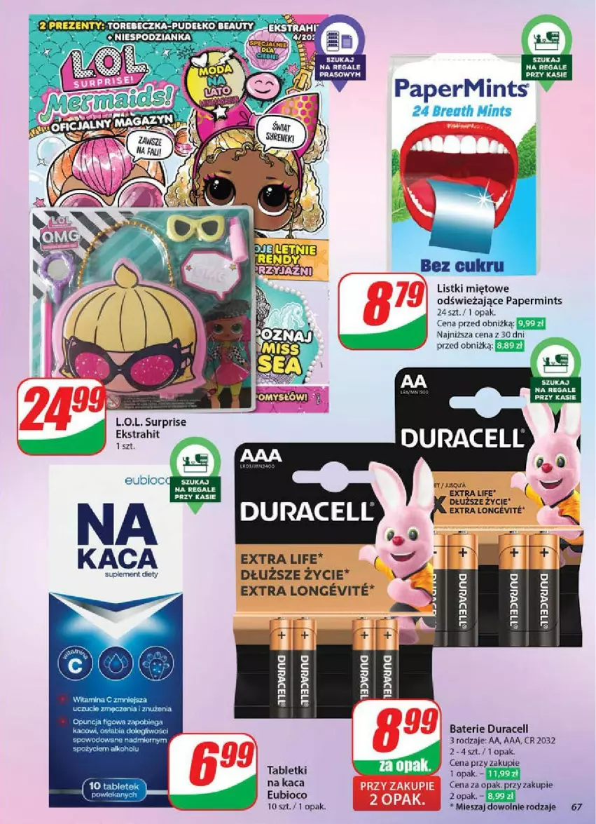 Gazetka promocyjna Dino - ważna 11.06 do 17.06.2025 - strona 64 - produkty: Duracell, L.O.L., Pudełko, Tablet