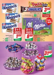 Gazetka promocyjna Dino - Gazetka - ważna od 17.06 do 17.06.2025 - strona 56 - produkty: Cukier, Wafelek, Twix, Snickers, Wawel, Mars, Baton, Knoppers, Cukierki, Milka