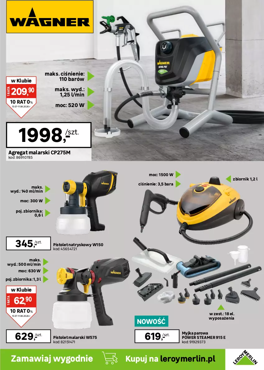 Gazetka promocyjna Leroy Merlin - Gazetka Leroy Merlin - ważna 15.07 do 11.08.2026 - strona 27 - produkty: Akumulator, Fa, Pistolet, Szlifierka, Szlifierka kątowa, Tarka, Walizka, Warka, Wiertarka, Wiertarka udarowa, Wkręt, Wkrętarka, Zestaw narzędzi