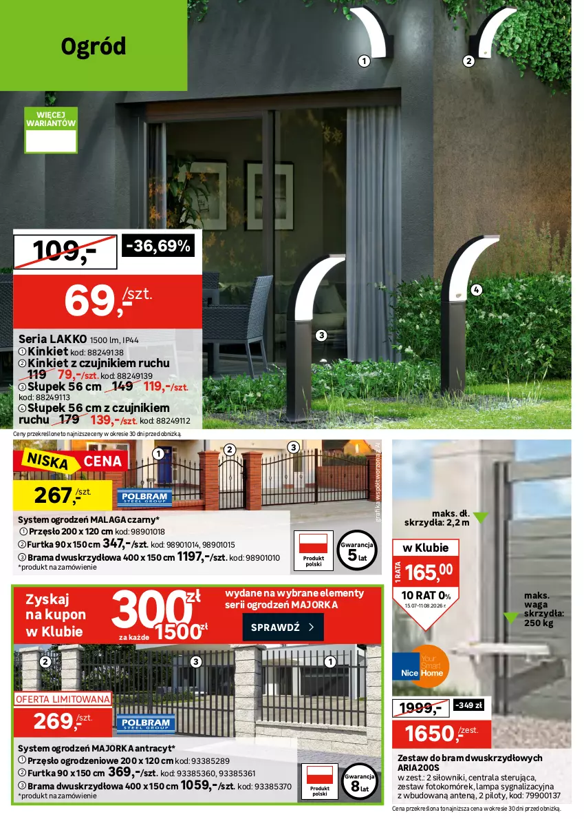 Gazetka promocyjna Leroy Merlin - Gazetka Leroy Merlin - ważna 15.07 do 11.08.2026 - strona 32 - produkty: Gra, Grafika, Lampa, Ogród, Orka, Por, Rama, Ser, Słupek, Sport, Tran, Waga