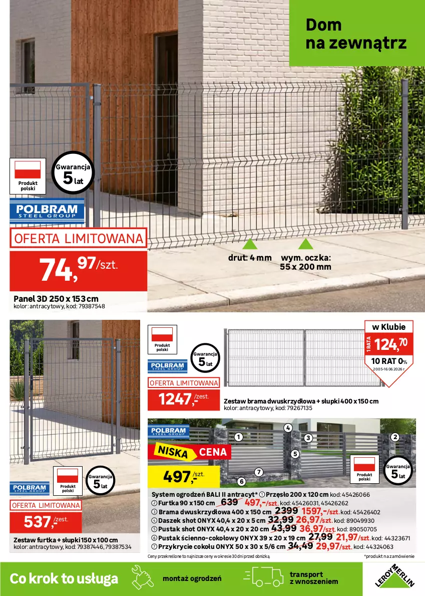 Gazetka promocyjna Leroy Merlin - Gazetka Leroy Merlin - ważna 15.07 do 11.08.2026 - strona 33 - produkty: Gra, Grafika, Lampa, Ogród, Orka, Por, Rama, Ser, Słupek, Sport, Tran, Waga