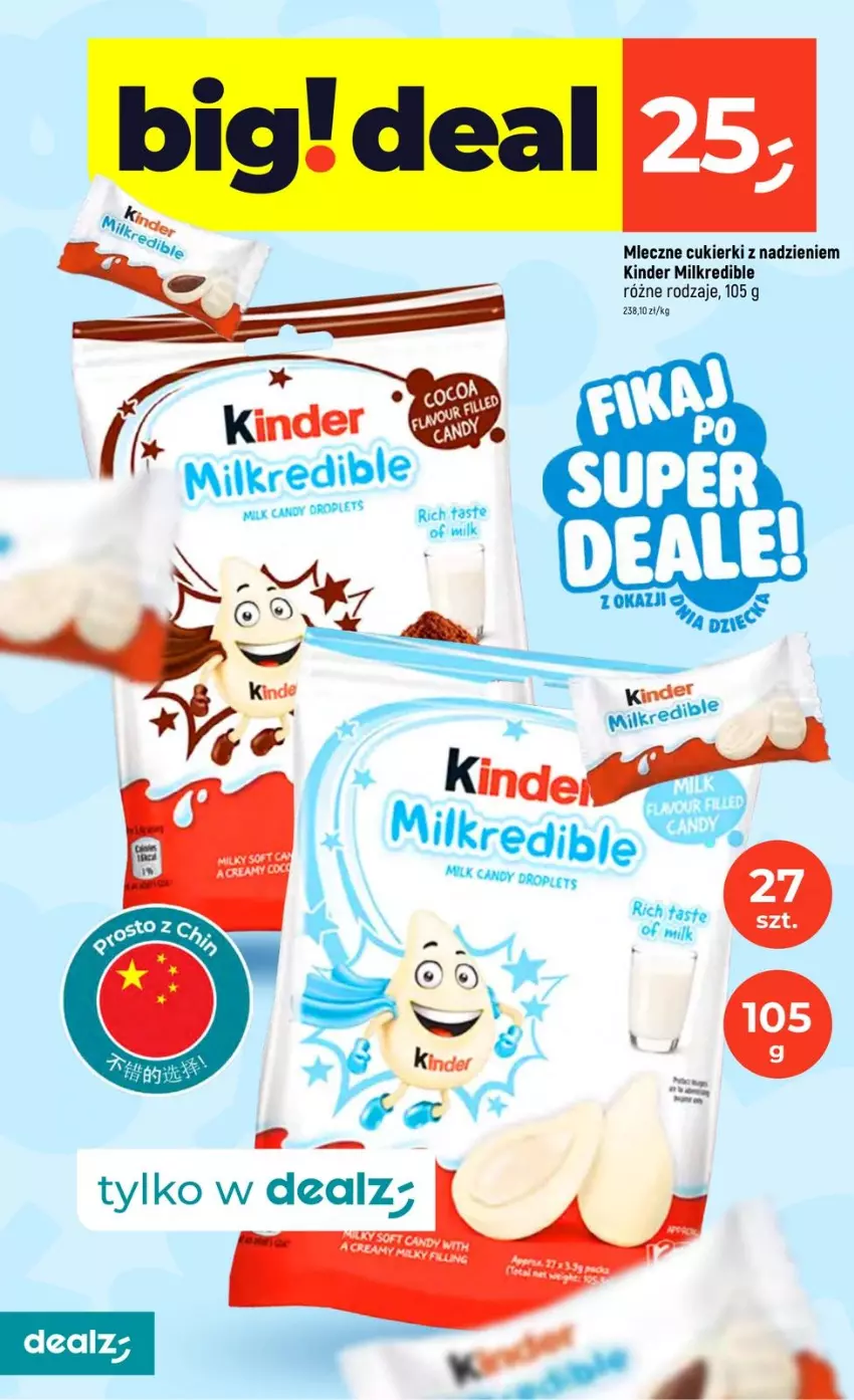 Gazetka promocyjna Dealz - NOWA GAZETKA - ważna 28.05 do 02.06.2026 - strona 14 - produkty: Cukier, Cukierki, Kinder