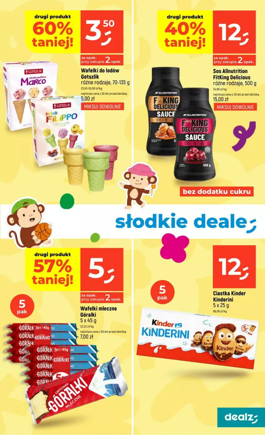 Gazetka promocyjna Dealz - NOWA GAZETKA - ważna 28.05 do 02.06.2026 - strona 17 - produkty: Ciastka, Kinder, Sos