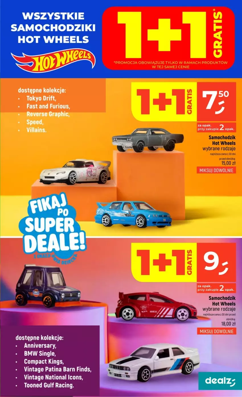 Gazetka promocyjna Dealz - NOWA GAZETKA - ważna 28.05 do 02.06.2026 - strona 25 - produkty: Chodzik, Hot Wheels, Samochodziki