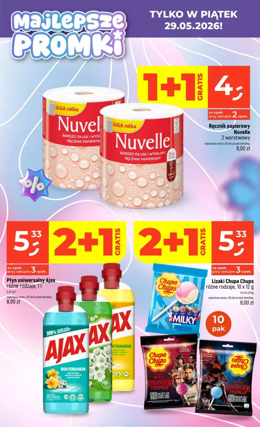 Gazetka promocyjna Dealz - NOWA GAZETKA - ważna 28.05 do 02.06.2026 - strona 3 - produkty: Ajax, Chupa Chups, Lizaki, Papier, Ręcznik