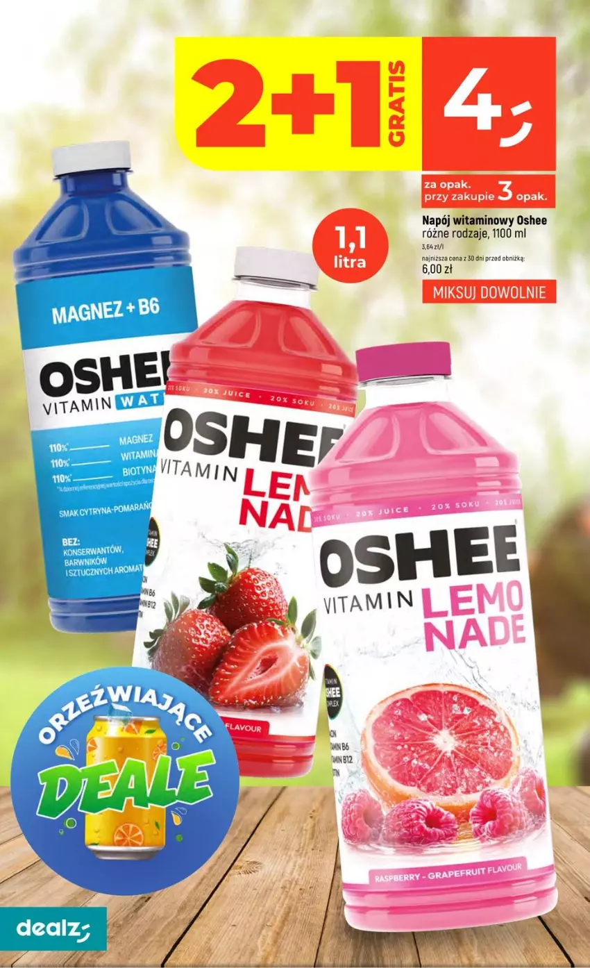 Gazetka promocyjna Dealz - NOWA GAZETKA - ważna 28.05 do 02.06.2026 - strona 36 - produkty: Napój, Oshee, Ser