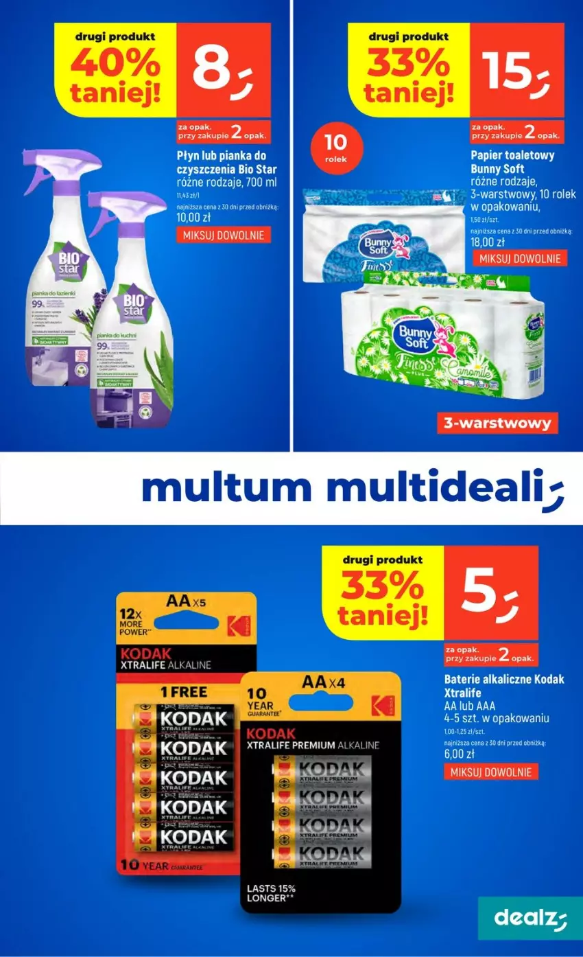 Gazetka promocyjna Dealz - NOWA GAZETKA - ważna 28.05 do 02.06.2026 - strona 43 - produkty: Baterie alkaliczne, Fa, Papier, Papier toaletowy, Pianka do czyszczenia