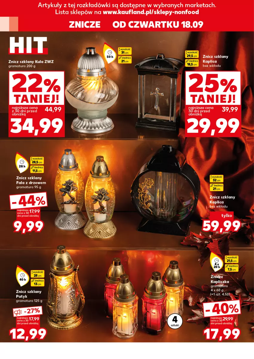 Gazetka promocyjna Kaufland - Kaufland - ważna 18.09 do 24.09.2025 - strona 8 - produkty: Fa, Gra, Rama, Sok, Znicz
