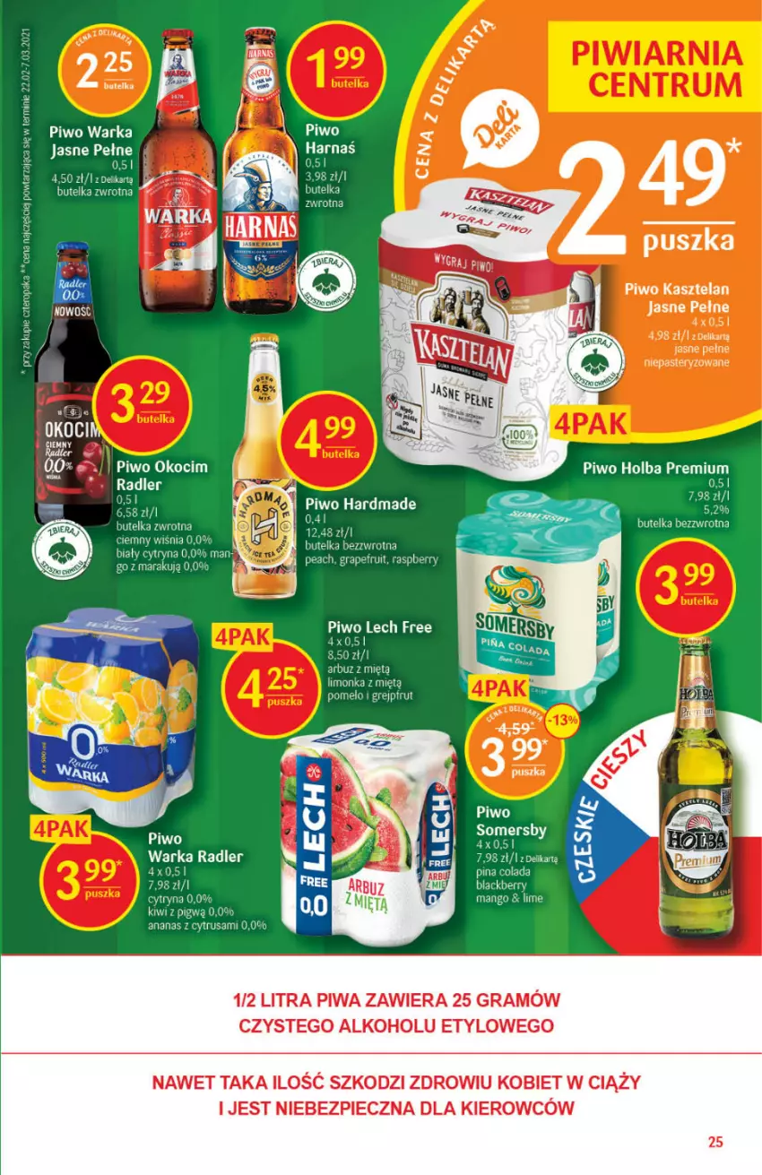 Gazetka promocyjna Delikatesy Centrum - Gazetka Delikatesy Centrum - ważna 13.05 do 19.05.2021 - strona 25 - produkty: Ananas, Arbuz, Gra, Grejpfrut, Harnaś, Kasztelan, Kiwi, Koc, Lack, Limonka, Mango, Okocim, Piec, Piwa, Piwo, Pomelo, Radler, Warka