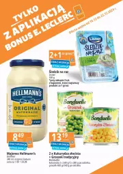 Gazetka promocyjna E Leclerc - Z aplikacją - Gazetka - ważna od 22.12 do 22.12.2024 - strona 4 - produkty: Majonez, Gin, Bonduelle, Babuni, Groszek, Kukurydza, Lisner
