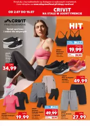Gazetka promocyjna Kaufland - Kaufland - Gazetka - ważna od 15.07 do 15.07.2026 - strona 10 - produkty: Por, Buty, Szorty, Biustonosz, Kosz, Koszulka, Dres, Sport, Koszulka funkcyjna