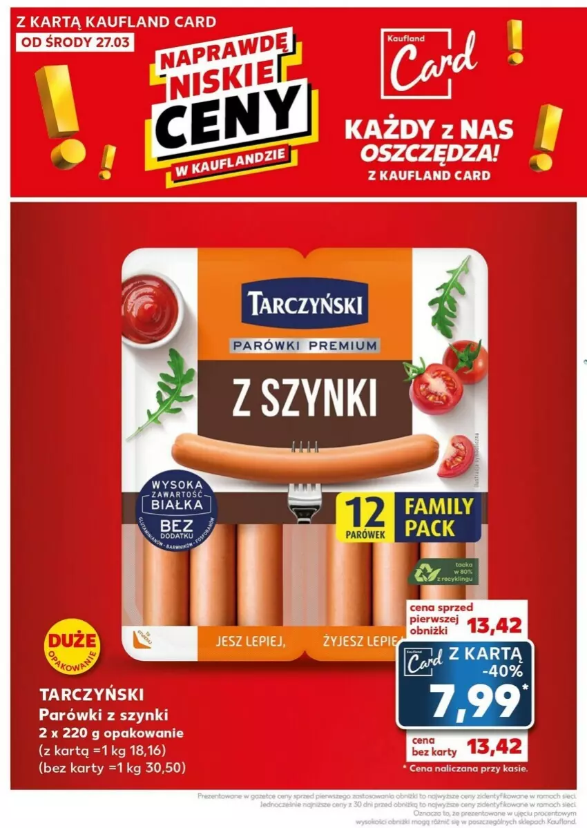 Gazetka promocyjna Kaufland - ważna 02.04 do 03.04.2024 - strona 13 - produkty: Fa, Parówki, Sok