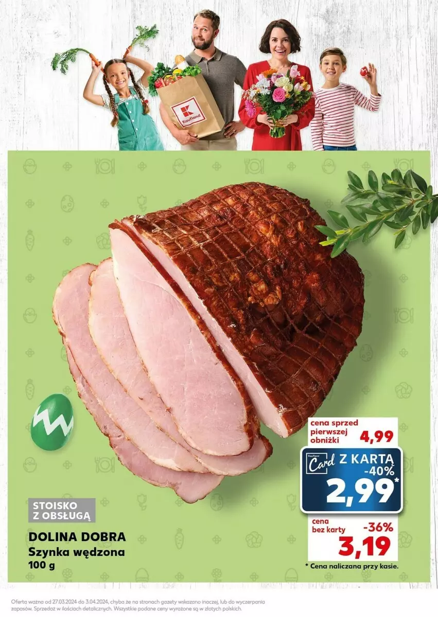 Gazetka promocyjna Kaufland - ważna 02.04 do 03.04.2024 - strona 26 - produkty: Szynka