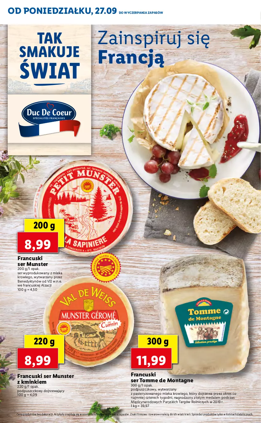 Gazetka promocyjna Lidl - KATALOG W STYLU FRANCUSKIM - ważna 27.09 do 01.10.2021 - strona 2 - produkty: Ser