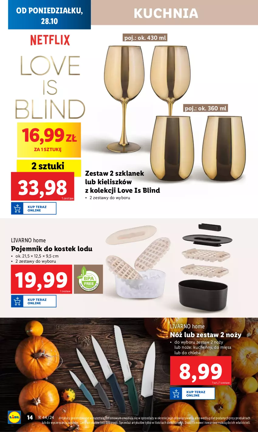 Gazetka promocyjna Lidl - GAZETKA - ważna 28.10 do 02.11.2024 - strona 16 - produkty: Chleb, Ivar, Kuchnia, Noż, Pojemnik, Stek