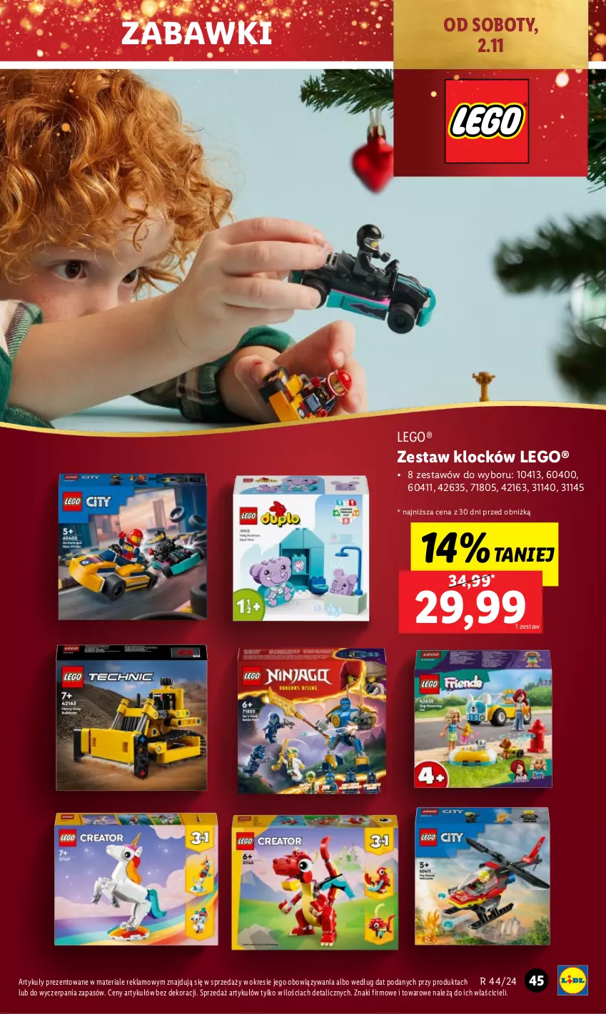 Gazetka promocyjna Lidl - GAZETKA - ważna 28.10 do 02.11.2024 - strona 47 - produkty: LEGO