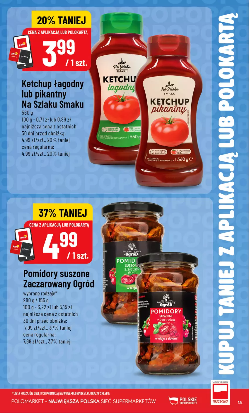 Gazetka promocyjna PoloMarket - Katalog Kupuj taniej z POLOappką - ważna 29.07 do 04.08.2026 - strona 13 - produkty: Kawa, Ketchup, Laur, Stek