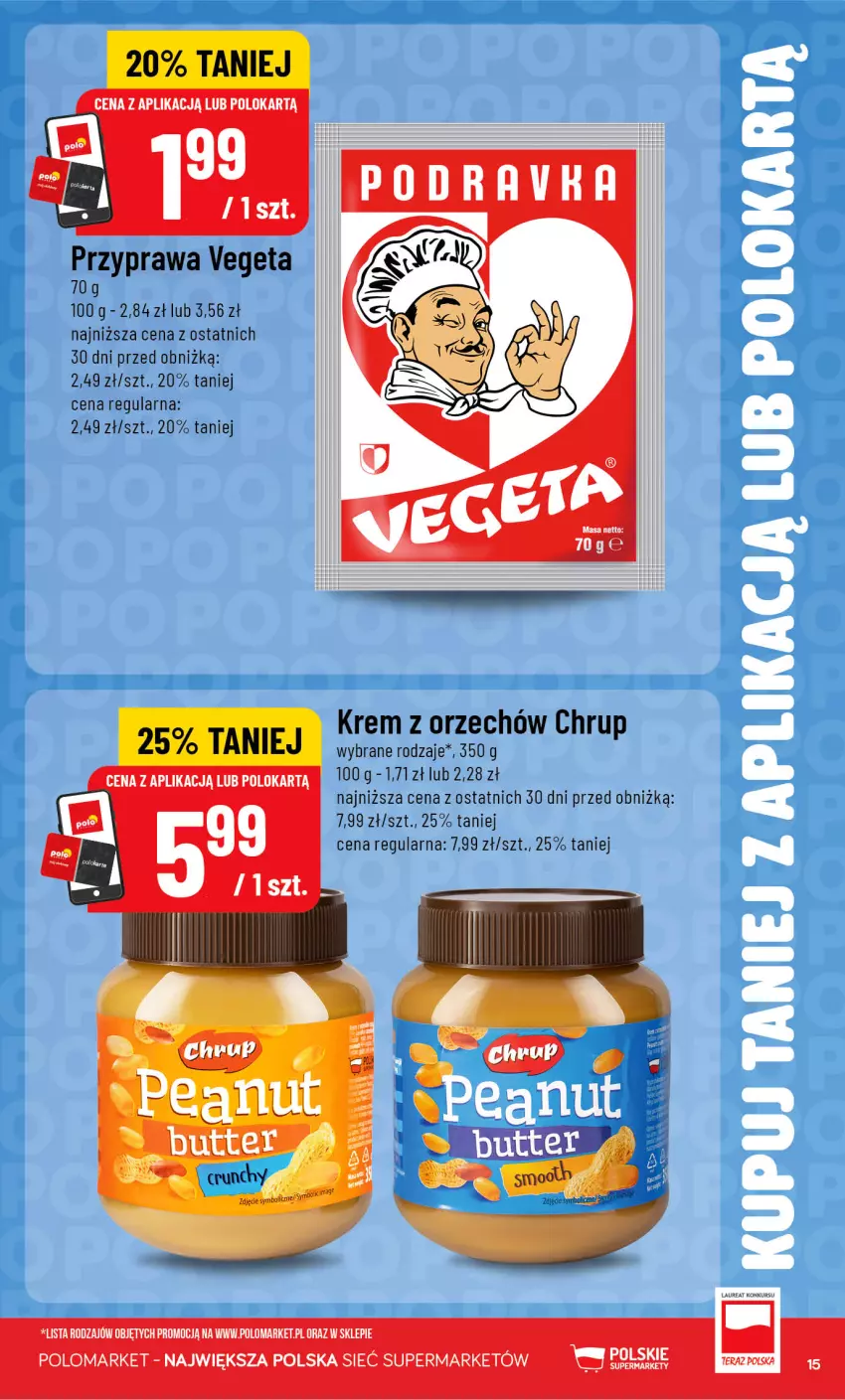 Gazetka promocyjna PoloMarket - Katalog Kupuj taniej z POLOappką - ważna 29.07 do 04.08.2026 - strona 15 - produkty: Podravka, Tera, Vegeta