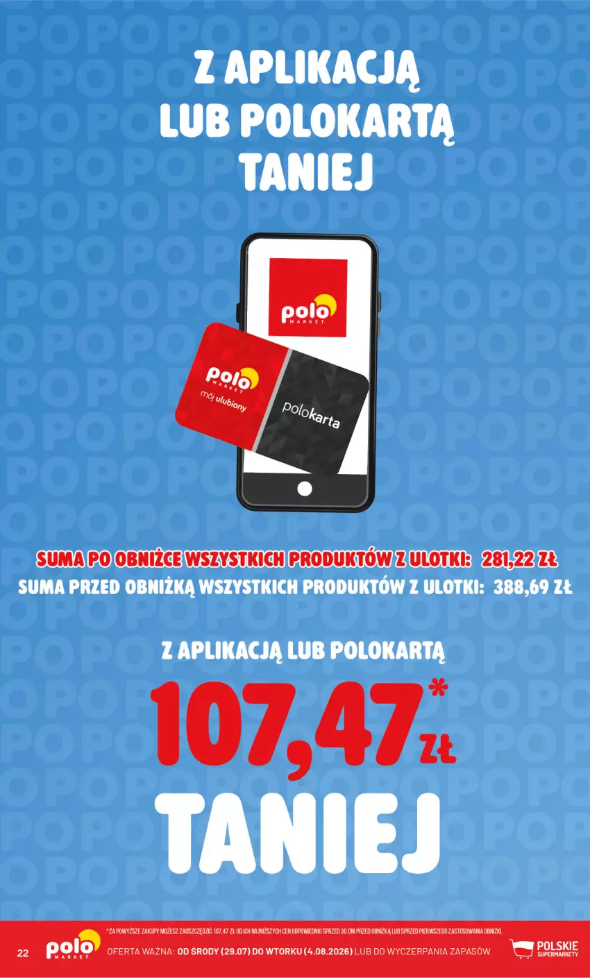 Gazetka promocyjna PoloMarket - Katalog Kupuj taniej z POLOappką - ważna 29.07 do 04.08.2026 - strona 22
