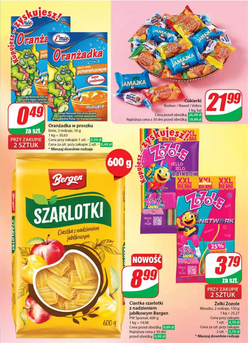 Gazetka promocyjna Dino - Gazetka 20 / 2024 - ważna 15.05 do 21.05.2024 - strona 5 - produkty: Ciastka, Cukier, Cukierki, Wawel