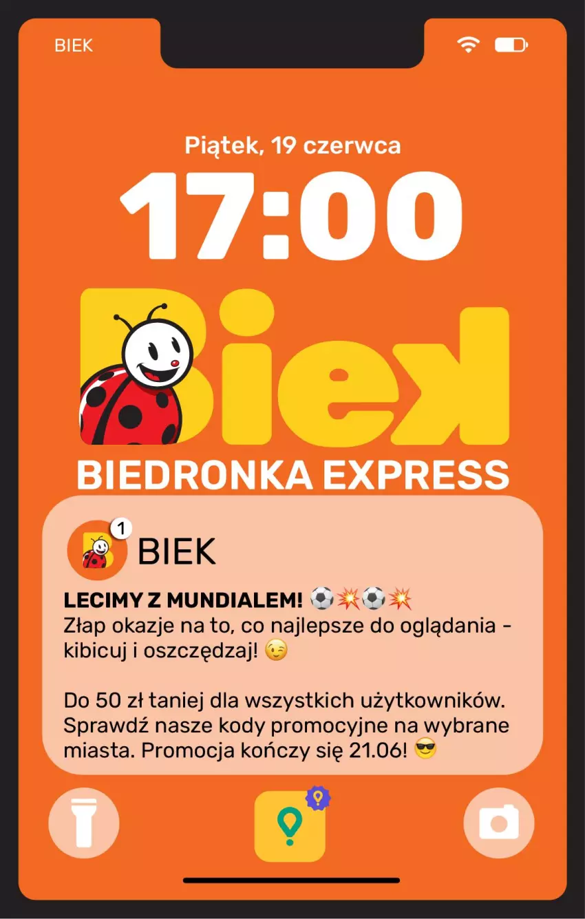 Gazetka promocyjna Biedronka - Gazetka - ważna 19.06 do 26.06.2026 - strona 1 - produkty: BIC