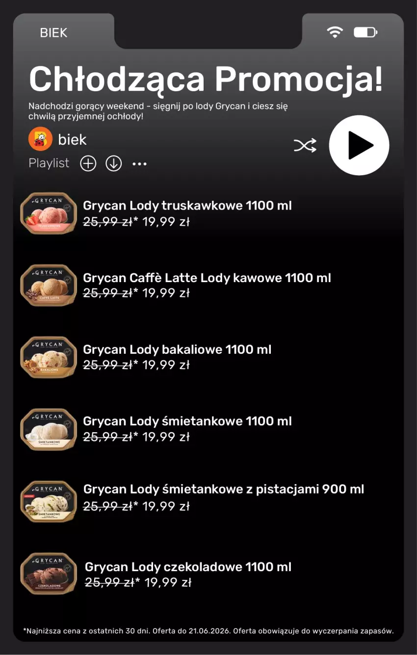 Gazetka promocyjna Biedronka - Gazetka - ważna 19.06 do 26.06.2026 - strona 19 - produkty: Gry, Lody