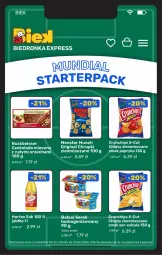 Gazetka promocyjna Biedronka - Gazetka - Gazetka - ważna od 26.06 do 26.06.2026 - strona 10 - produkty: Cebula, Sok, Ser, Gin, Papryka, Chipsy, Chrupki, Serek, Czekolada mleczna, Czekolada, Crunchips, Monster Munch, Hortex, Mleko