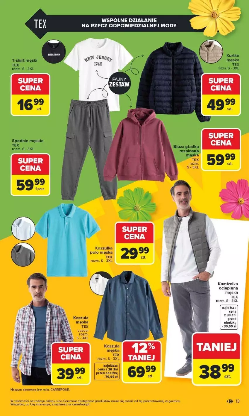 Gazetka promocyjna Carrefour - Gazetka TEX na spotkanie z wiosną - ważna 07.04 do 18.04.2026 - strona 13 - produkty: Kamizelka, LANA