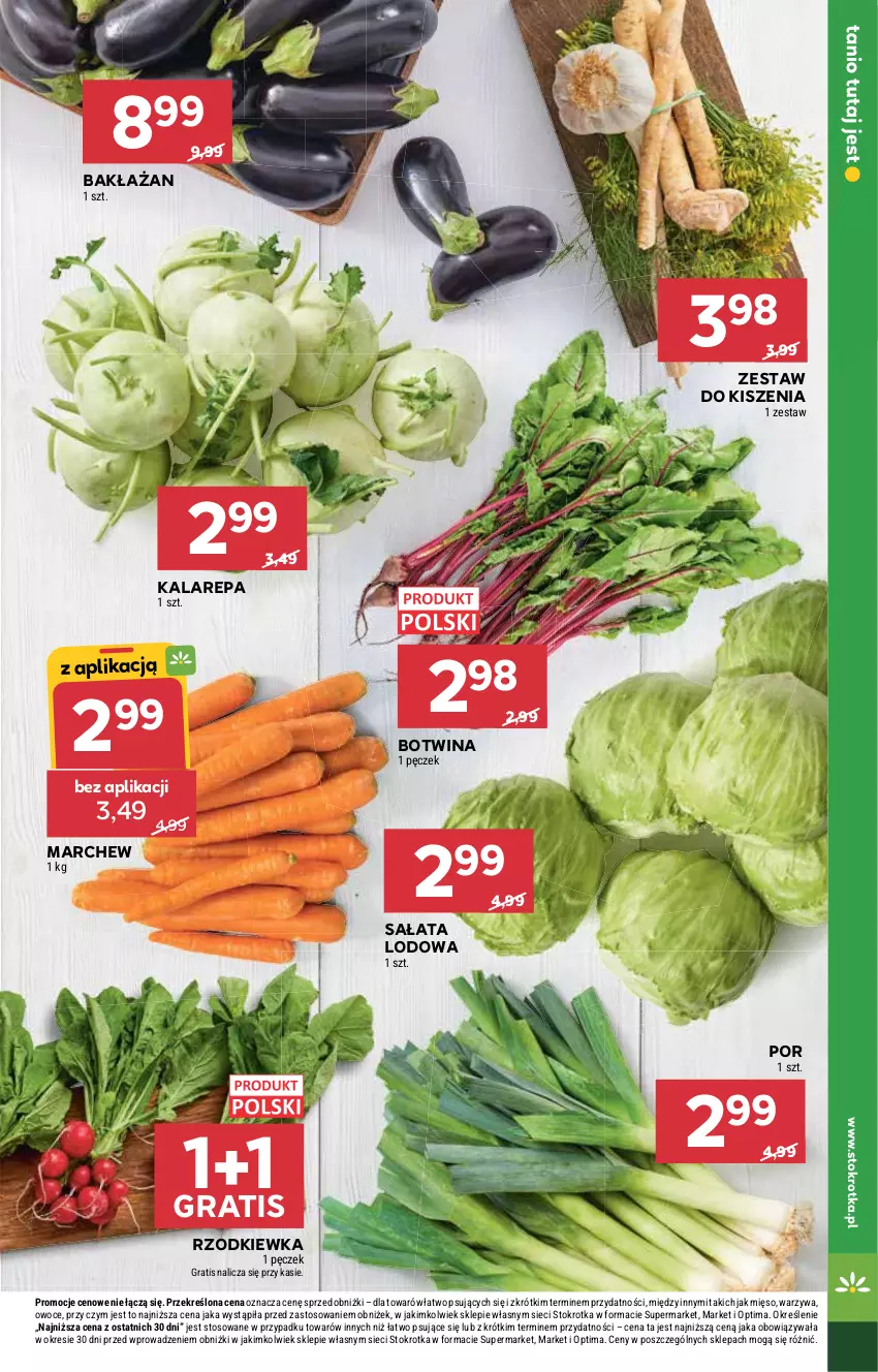 Gazetka promocyjna Stokrotka - Market - ważna 16.07 do 22.07.2026 - strona 11 - produkty: Gra, Mięso, Optima, Owoce, Por, Rzodkiewka, Sałat, Sałata lodowa, Warzywa