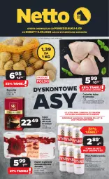 Gazetka promocyjna Netto - Artykuły spożywcze - Gazetka - ważna od 09.09 do 09.09.2023 - strona 1 - produkty: Piwa, Piwo, Kurczak, Gra, Papier, Kawa mielona, Kawa, Tyskie, Papier toaletowy, Siatka