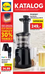 Gazetka promocyjna Lidl - GAZETKA - Gazetka - ważna od 07.11 do 07.11.2021 - strona 1 - produkty: Wyciskarka wolnoobrotowa, Wyciskarka, Dzieci