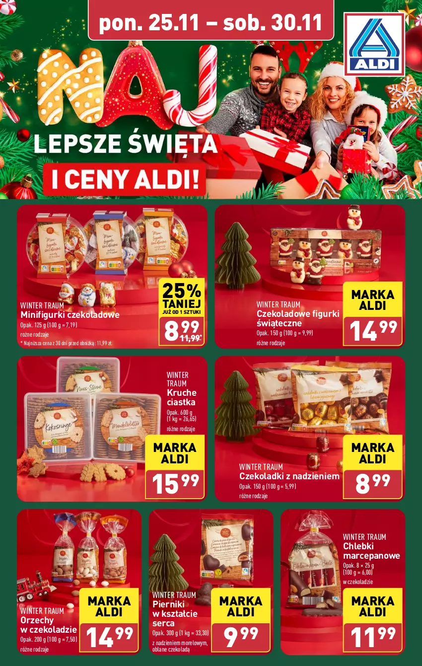 Gazetka promocyjna Aldi - Pełna oferta - ważna 25.11 do 30.11.2024 - strona 14 - produkty: Chleb, Ciastka, Orzechy w czekoladzie, Piernik, Ser